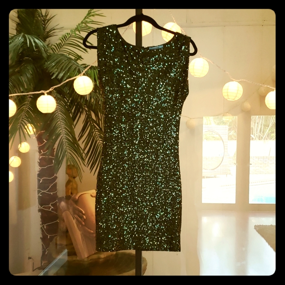 La Cité Sequin Mini Dress